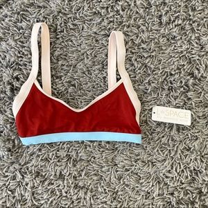 L space bikini top NWT